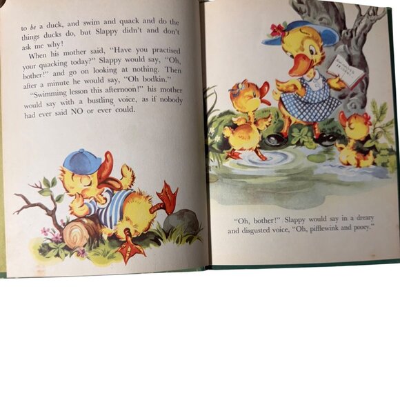 Vintage 1946 Slappy A Bonnie Book Elsie Church Illustrated Cathryn Taylor HC DJ - Picture 8 of 15